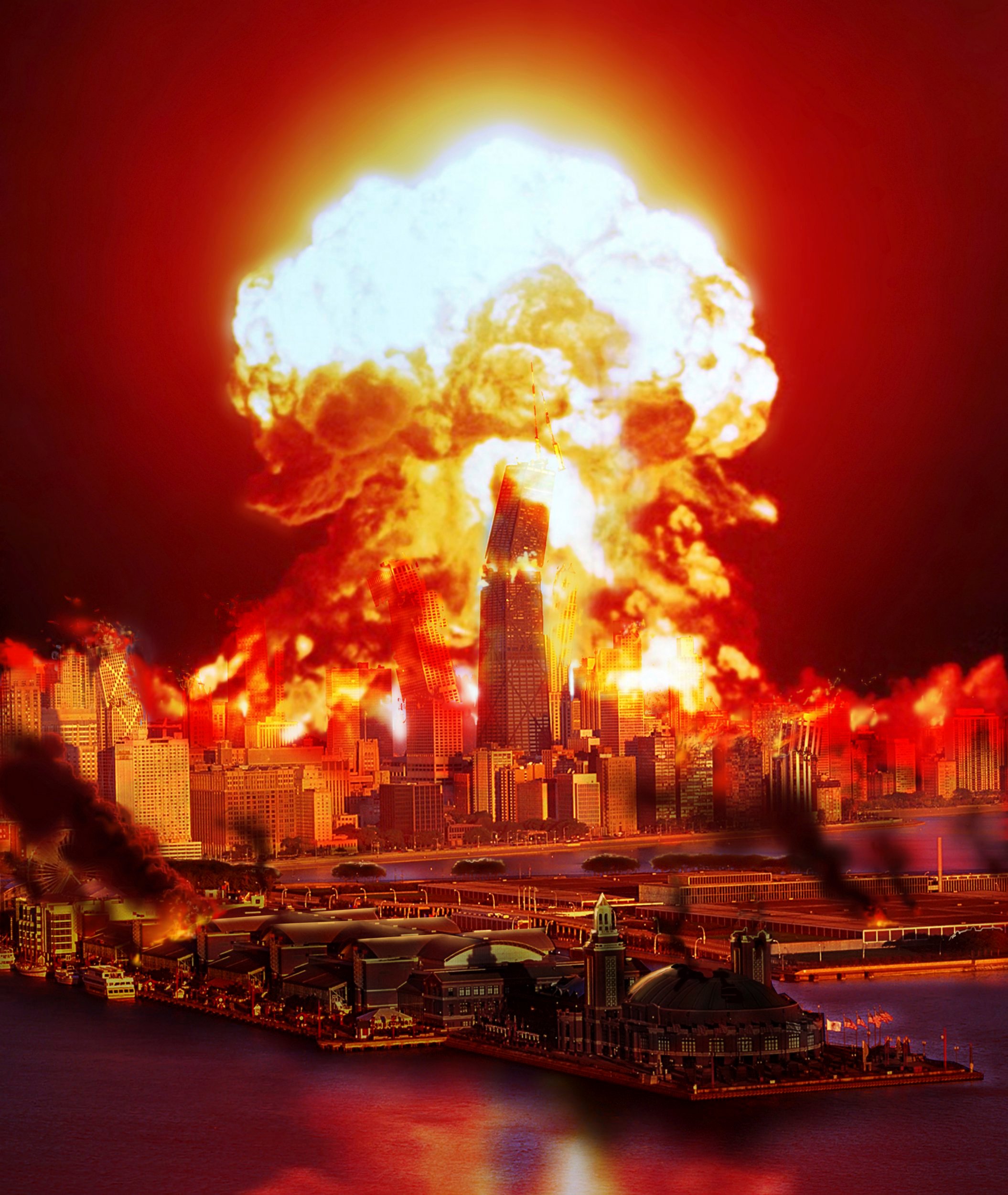 Nuclear city. Ядерный. Апокалипсис ядерный взрыв.